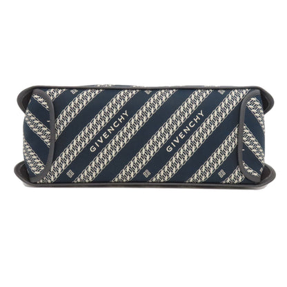 Givenchy Tote Bag Canvas Navy Logo