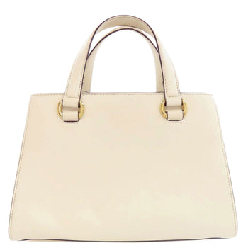 Gucci Handbag 460881 Calfskin White Sylvie 2Way Women