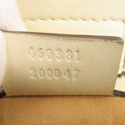 Gucci Handbag 460881 Calfskin White Sylvie 2Way Women