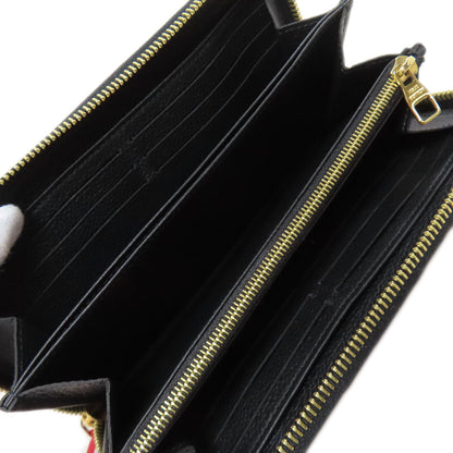 Louis Vuitton Long Wallet Purse M69698 Ann Platt Black Lv Crafty Zippy Wallet Women