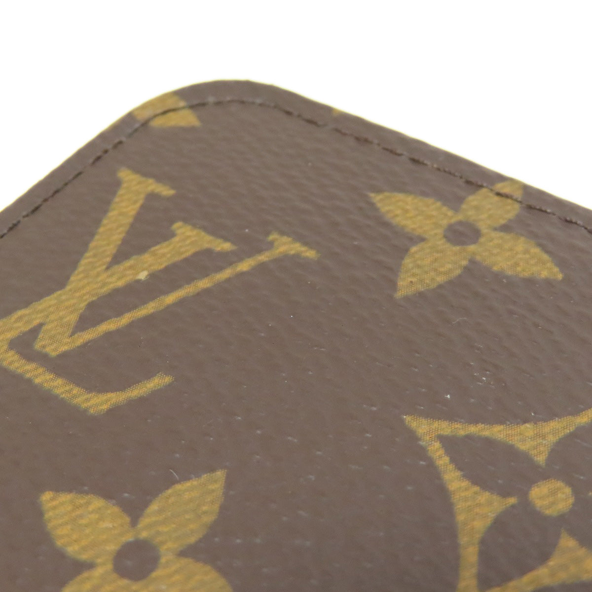 Louis Vuitton Long Wallet Purse M42616 Monogram Canvas Brown Zippy Wallet Women