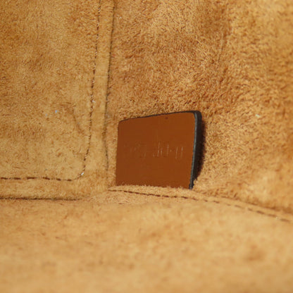 Celine Handbag Calfskin Brown Cube Bag