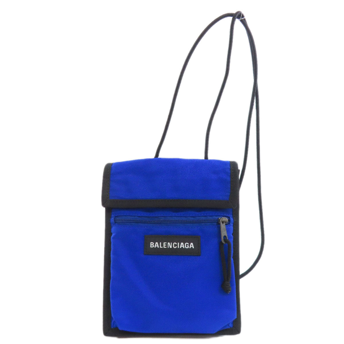 Balenciaga Shoulder Bag 532298 Nylon Blue Shoulder Pouch Women