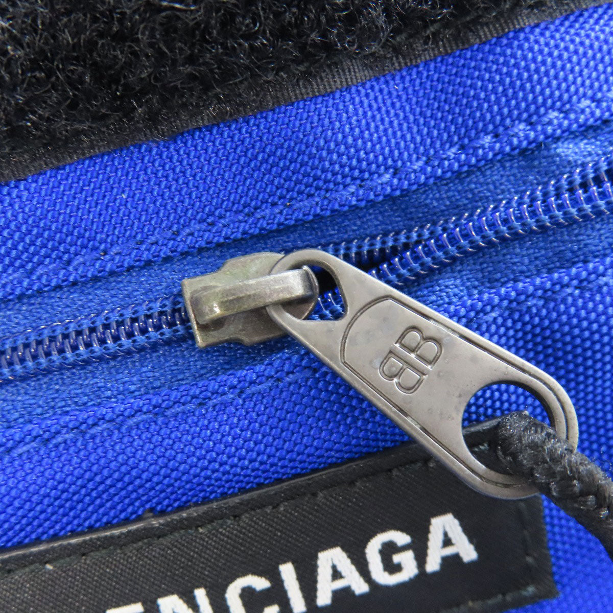 Balenciaga Shoulder Bag 532298 Nylon Blue Shoulder Pouch Women