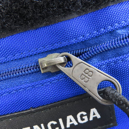 Balenciaga Shoulder Bag 532298 Nylon Blue Shoulder Pouch Women
