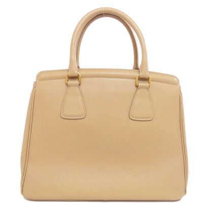 Prada Tote Bag Bn2412 Safiano Beige Logometal