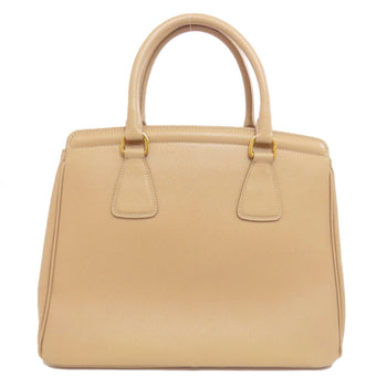Prada Tote Bag Bn2412 Safiano Beige Logometal