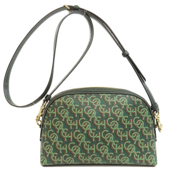 Coach Shoulder Bag Cf343 Pvc Green Maddie Crossbody Women