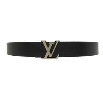 Louis Vuitton Belt Lb0094 Leather Black Sao Tulle Initial