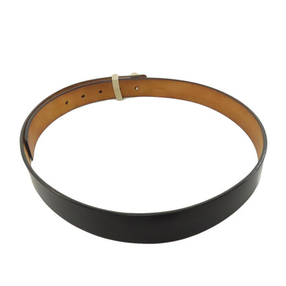 Louis Vuitton Belt Lb0094 Leather Black Sao Tulle Initial