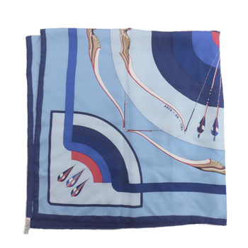 Hermes Scarf Silk Blue Carre90 Arcs En Ciel