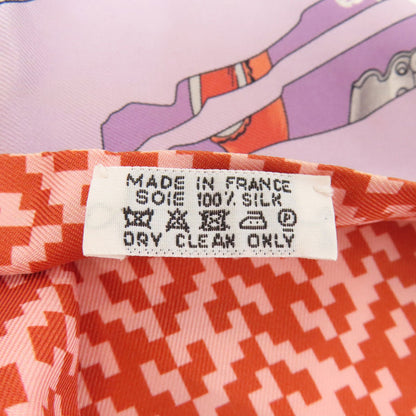 Hermes Scarf Silk Purple Maxi Twilly Cut