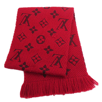 Louis Vuitton Scarf M72432 Wool, Silk Red Esharp Logomania Women