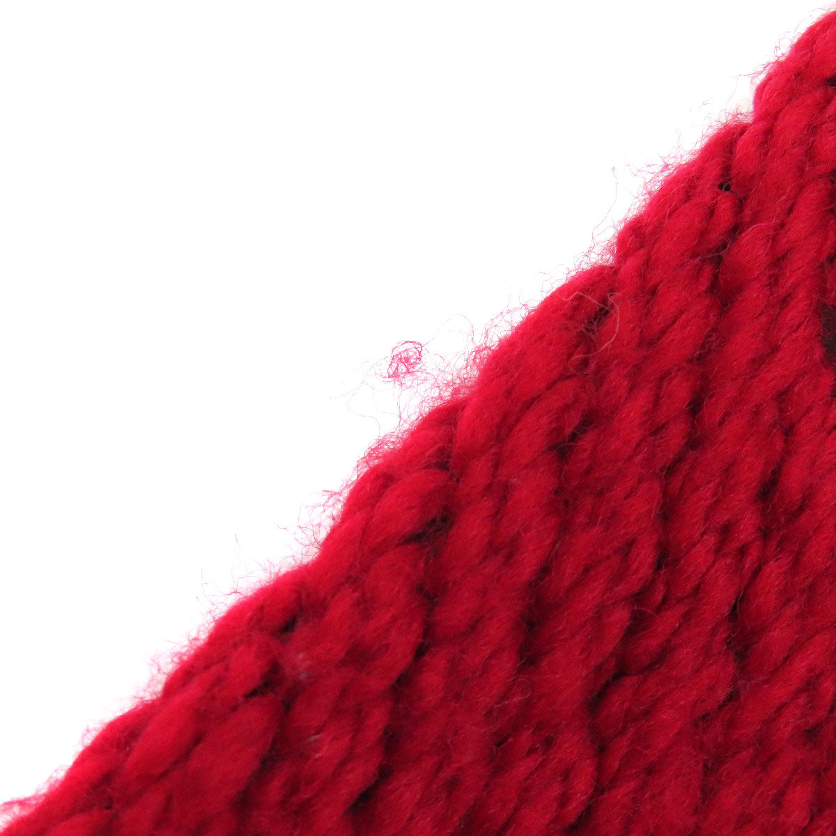 Louis Vuitton Scarf M72432 Wool, Silk Red Esharp Logomania Women