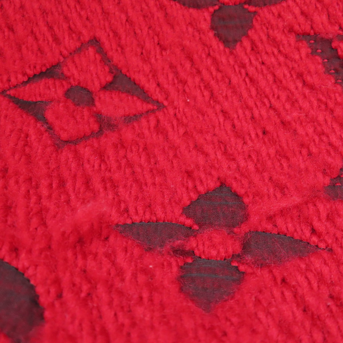 Louis Vuitton Scarf M72432 Wool, Silk Red Esharp Logomania Women