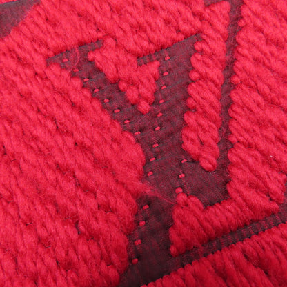 Louis Vuitton Scarf M72432 Wool, Silk Red Esharp Logomania Women