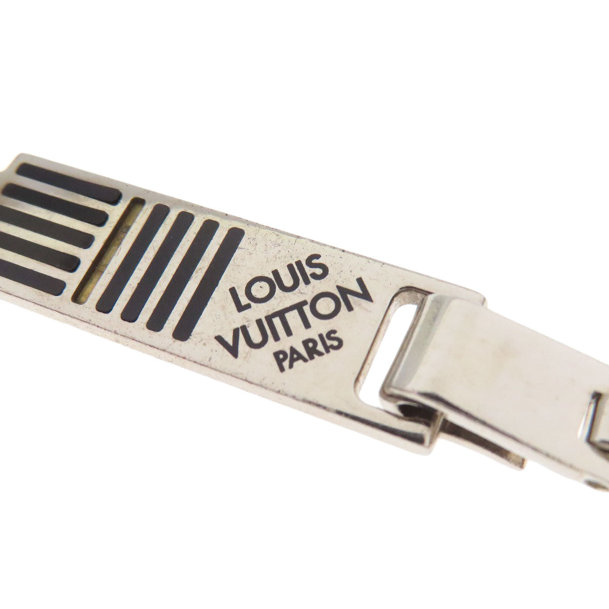 Louis Vuitton Bracelet M62598 Metallic Silver Damier Colors Chain