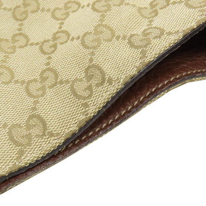 Gucci Tote Bag 370823 Canvas Brown Gg Pattern Reversible 2Way Women