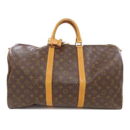 Louis Vuitton Boston Duffel Bag M41416 Monogram Canvas Brown Keepall 50