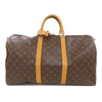 Louis Vuitton Boston Duffel Bag M41416 Monogram Canvas Brown Keepall 50