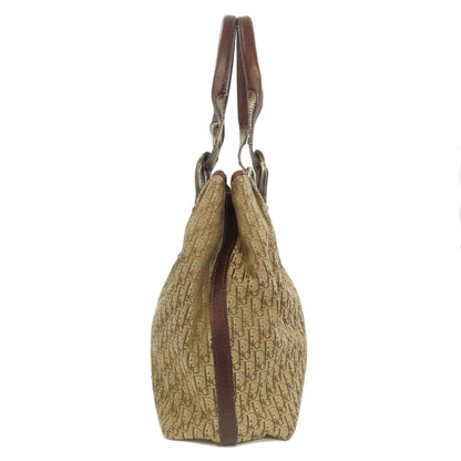 Christian Dior Handbag Canvas Brown Trotter Pattern