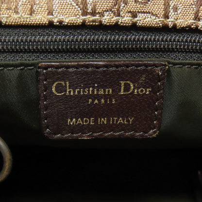 Christian Dior Handbag Canvas Brown Trotter Pattern