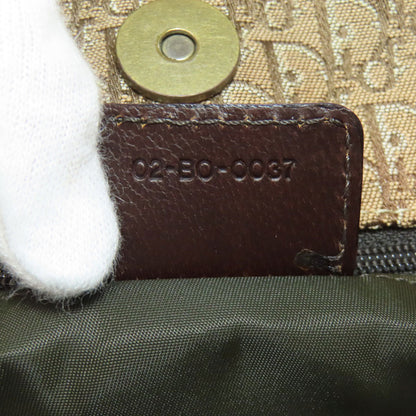 Christian Dior Handbag Canvas Brown Trotter Pattern
