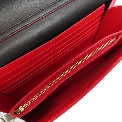 Christian Louboutin Shoulder Bag Leather Black Studs