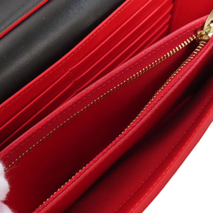 Christian Louboutin Shoulder Bag Leather Black Studs