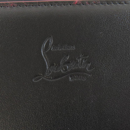 Christian Louboutin Shoulder Bag Leather Black Studs