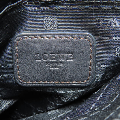 Loewe Shoulder Bag Leather Brown Anagram