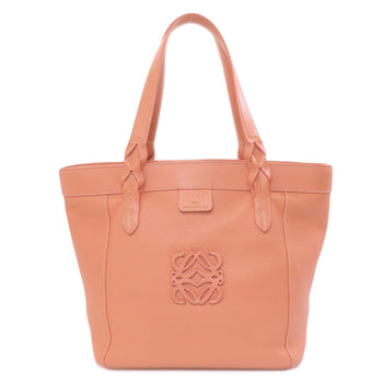 Loewe Tote Bag Leather Pink Anagram Women
