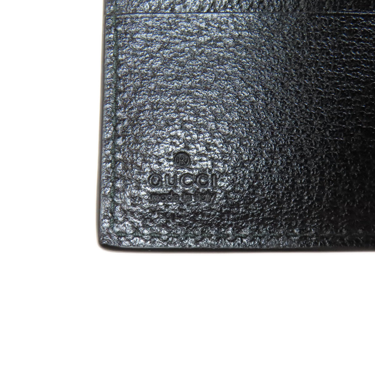 Gucci Bifold Wallet 428725 Leather Black Gg Marmont Women