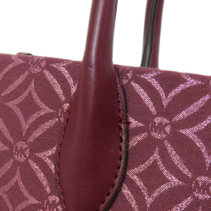 Michael Kors Handbag Canvas Red 2Way Women