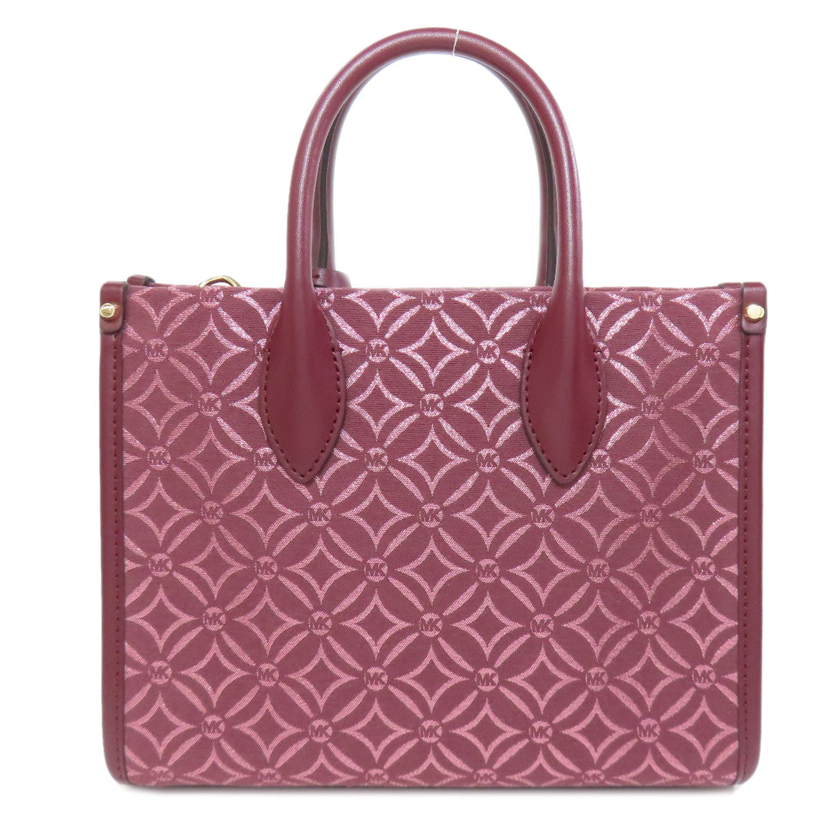 Michael Kors Handbag Canvas Red 2Way Women