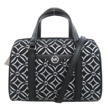 Michael Kors Handbag Canvas Black 2Way Women