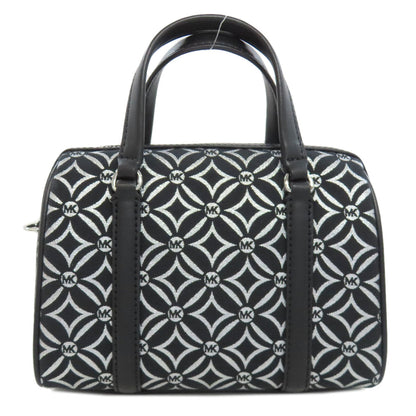 Michael Kors Handbag Canvas Black 2Way Women