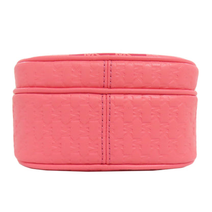 Michael Kors Shoulder Bag Leather Pink Long Shoulder Mk Signature Women