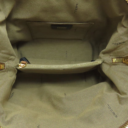 Fendi Handbag Canvas Beige 2Way
