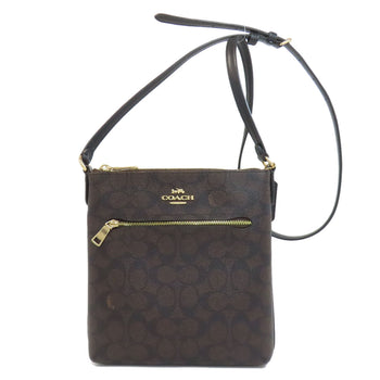 Coach Shoulder Bag Cw325 Pvc Brown Mini Rowan File Bag Signature Women