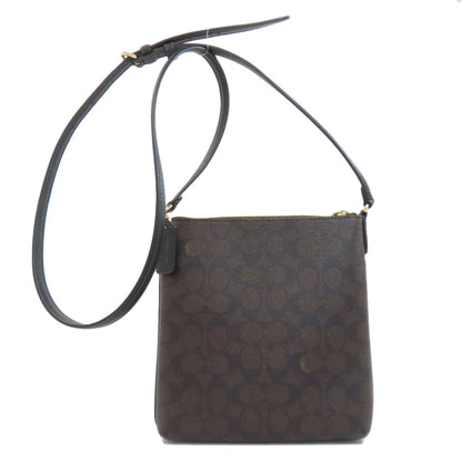 Coach Shoulder Bag Cw325 Pvc Brown Mini Rowan File Bag Signature Women