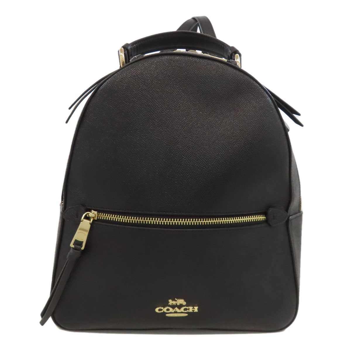 Coach Backpack F76624 Pvc Black Logo Women