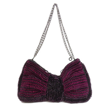 Anteprima Tote Bag Pvc Pink Ribbon Motif