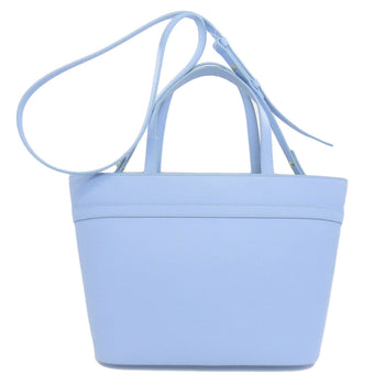 Salvatore Ferragamo Tote Bag Calfskin Blue 2Way