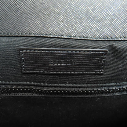 Bally Shoulder Bag Pvc Black Logo