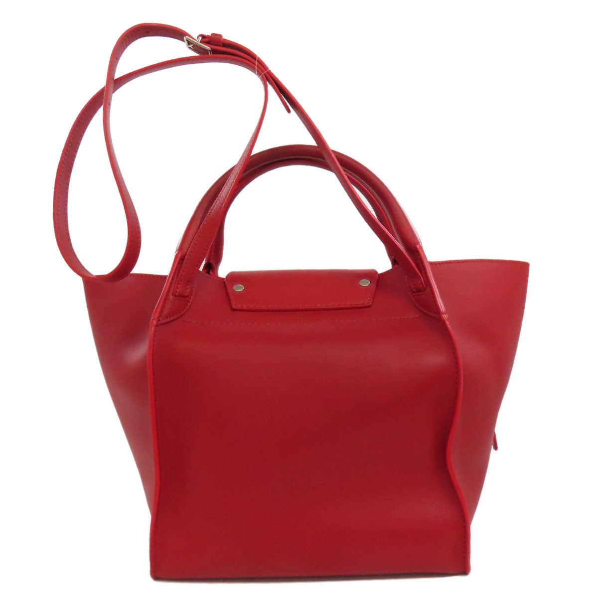 Celine Tote Bag Leather Red 2Way