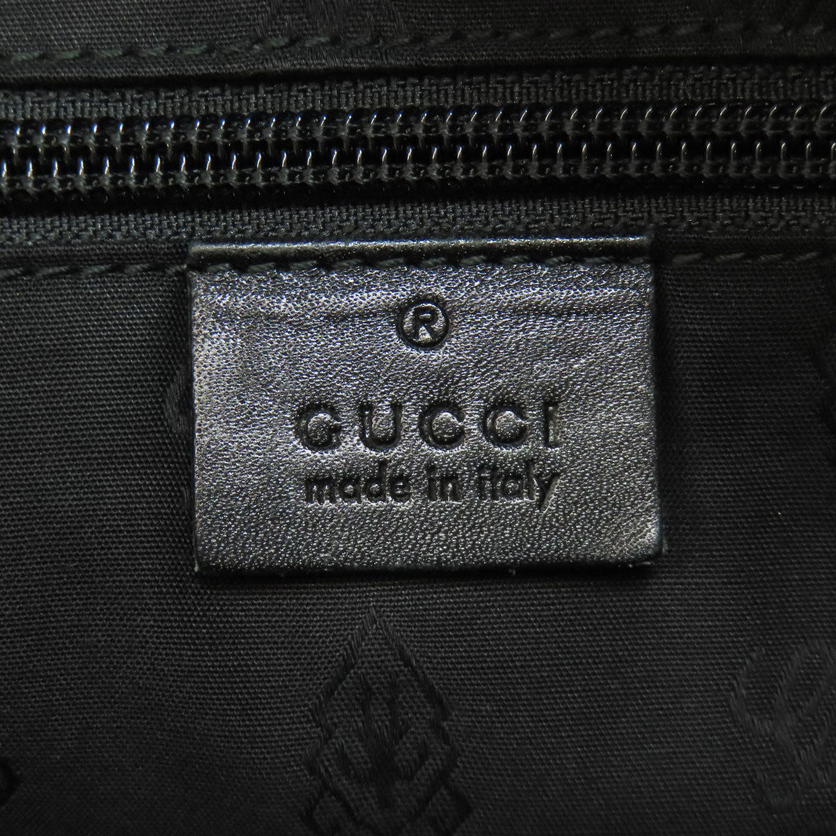 Gucci Shoulder Bag 211107 Pvc Black Gg Implementation