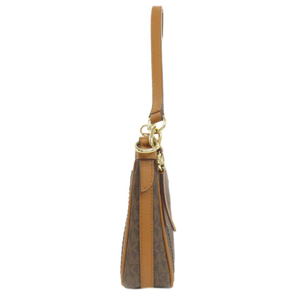 Michael Kors Shoulder Bag Pvc Brown Mk Signature 2Way Women