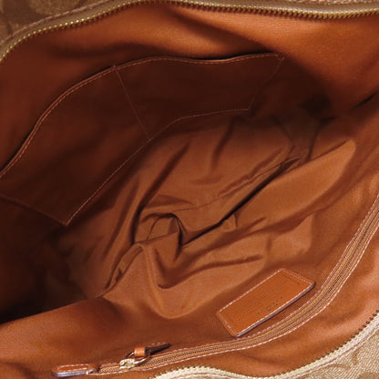 Coach Tote Bag F36876 Pvc Brown Signature Women