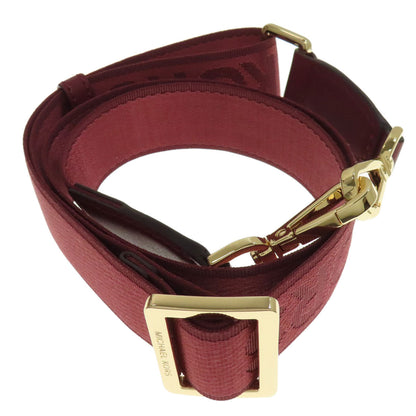 Michael Kors Handbag Leather Red Logo Pattern 2Way Women